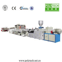PVC/PP/PE/PS/PC High Automation Reliablity Low Power Plastic Sheet/Board Extrusion Machine